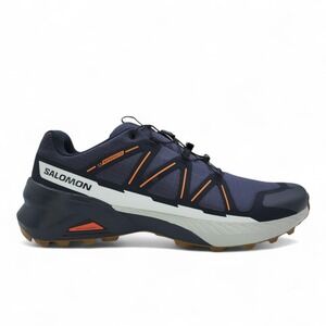 Salomon Men's Navy Blue and Orange Athletic Trail Shoe